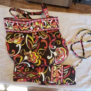 Vera Bradley purse,wallet and coin purse